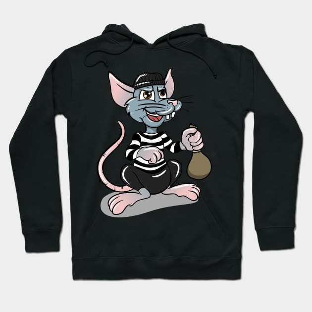 Villain Rat Hoodie by LetsBeginDesigns